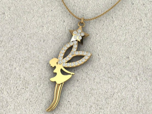 angel medal 3D Print Model