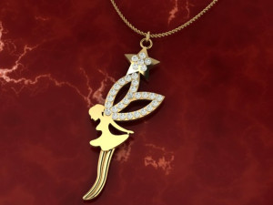 angel medal 3D Print Model