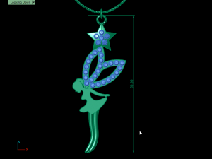 angel medal 3D Print Model