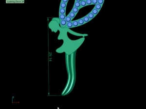 angel medal 3D Print Model