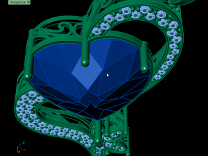 heart onyx pendant 3D Baskı Modeli