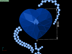 heart onyx pendant 3D Baskı Modeli