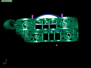 Onyx-Anh&auml;nger 3D Druckmodell