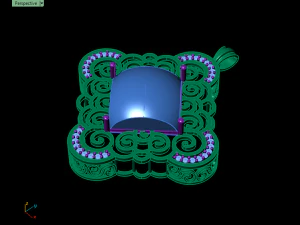 Onyx-Anh&auml;nger 3D Druckmodell