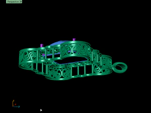 Onyx-Anh&auml;nger 3D Druckmodell