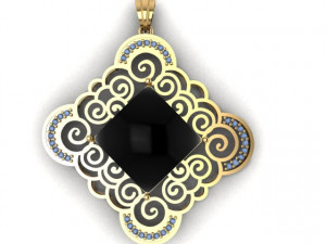 onyx pendant Modelo de Impressão 3D
