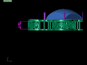 Onyx-Anh&auml;nger 3D Druckmodell