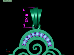 Onyx-Anh&auml;nger 3D Druckmodell
