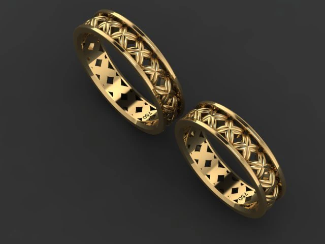 set ring02 3D Print Model .c4d .max .obj .3ds .fbx .stl .blend 