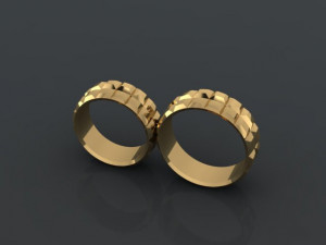 set ring03 Modelo de impresión 3D