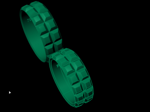 set ring03 Modelo de impresión 3D