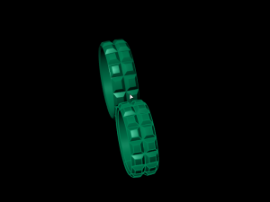 set ring03 Modelo de impresión 3D