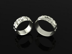 set ring03 Modelo de impresión 3D
