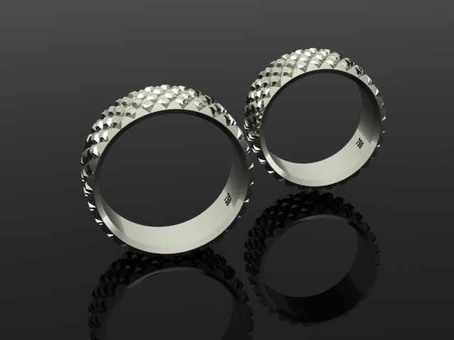 set ring04 3D Принт Модель .c4d .max .obj .3ds .fbx .stl .blend 