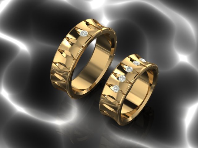set ring08 3D-printmodel .c4d .max .obj .3ds .fbx .stl .blend 