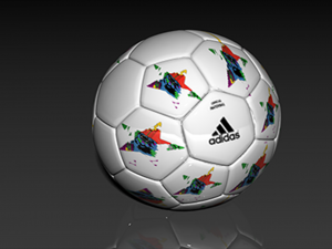 star soccer ball adidas 3D Model