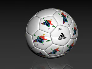 स्टार सॉकर बॉल एडिडास 3D मॉडल