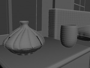 bed room 3D 모델