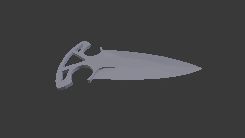 shadow daggers 3D Print Model .c4d .max .obj .3ds .fbx .stl .blend 