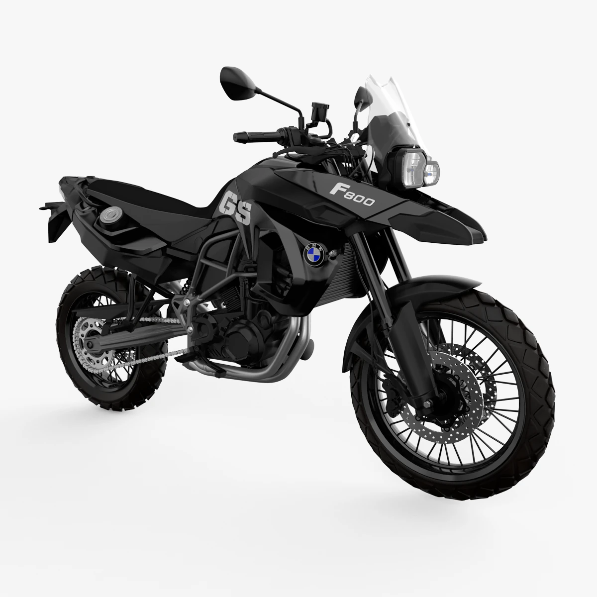 F800gs 2009 blackedition 3D Model .c4d .max .obj .3ds .fbx .stl .blend