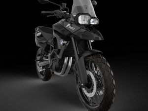 F800gs 2009 blackedition 3D Model in Motorcycle 3DExport