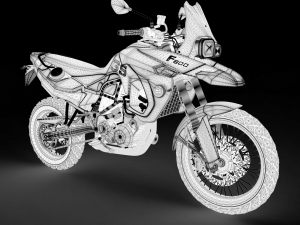 公式通販サイトセール F800gs 2009 blackedition 3D Model in Motorcycle 3DExport アイドルグッズ