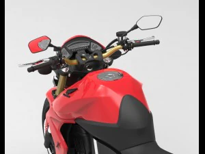 cb1000r 2016 vers&atilde;o vermelha Modelo 3D