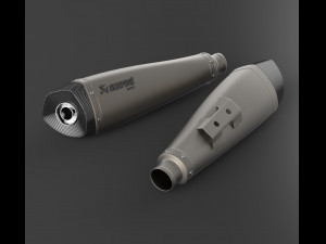 akrapovic exhaust wal2 Model 3D