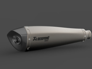 akrapovic exhaust wal2 Model 3D