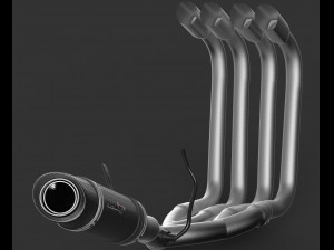 jeskap exhausts model mini gp carbon for motorcycles 3D Model