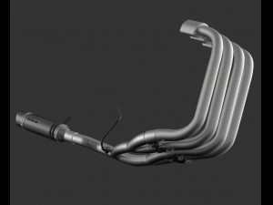 jeskap exhausts model mini gp carbon for motorcycles 3D Model