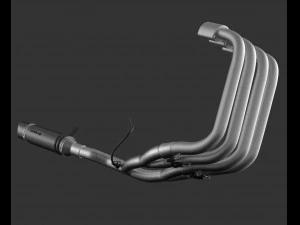 jeskap exhausts model mini gp carbon for motorcycles 3D Model