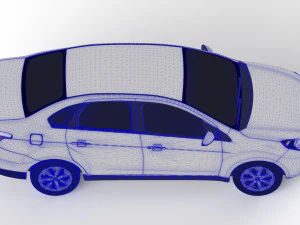 grand siena 2015 3D Model