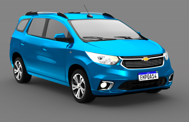 chevrolet spin 2019 ltz Modelo 3D .c4d .max .obj .3ds .fbx .stl .blend 