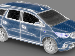 chevrolet spin 2019 ltz 3D Model