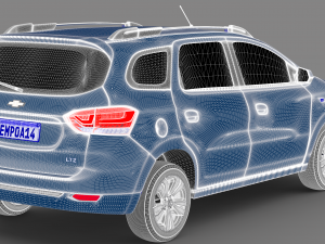 chevrolet spin 2019 ltz Modelo 3D