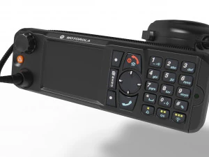 Radio mtm5400 3D Modell