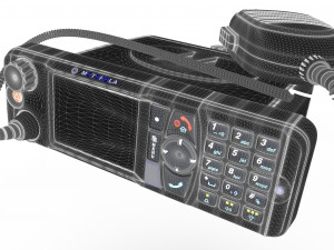 radio mtm5400 Model 3D