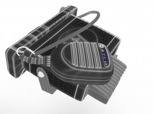 radio mtm5400 Model 3D