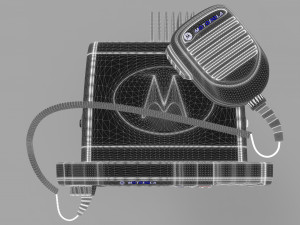 radio mtm5400 Model 3D