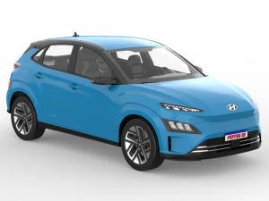 Hyundai kona ev 2022 Modelo 3D