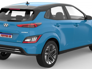 Hyundai kona ev 2022 Modello 3D