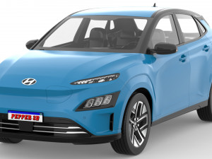 Hyundai kona ev 2022 Modello 3D