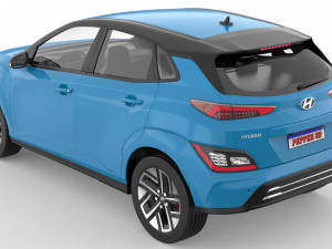 Hyundai kona ev 2022 Modello 3D
