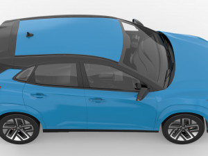 Hyundai kona ev 2022 Modello 3D