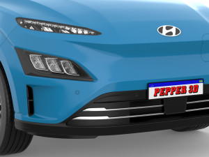 Hyundai kona ev 2022 Modello 3D