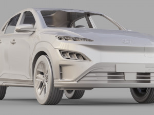 Hyundai kona ev 2022 Modello 3D