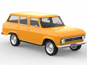 Chevrolet veraneio 1977 3D 모델