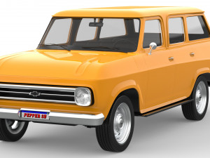 Chevrolet veraneio 1977 Modelo 3D