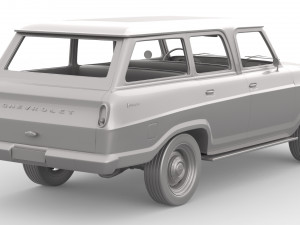 Chevrolet veraneio 1977 Modelo 3D
